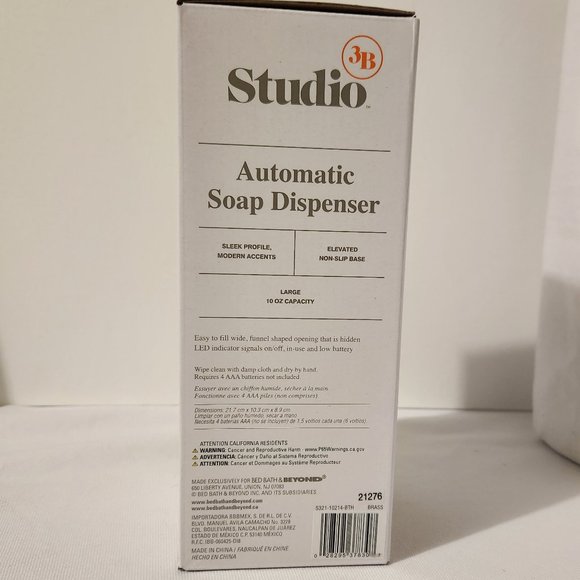 Studio 3B®™ Finch Sensor Soap Dispenser in Brass electric modern kitchen… - Picture 3 of 7